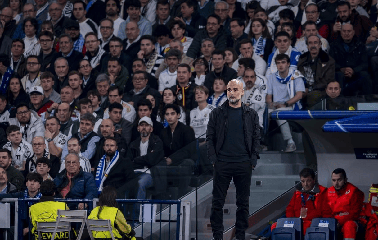 0比3惨败皇马，瓜迪奥拉亲手排出自杀阵容，曼城的欧冠噩梦还在循环